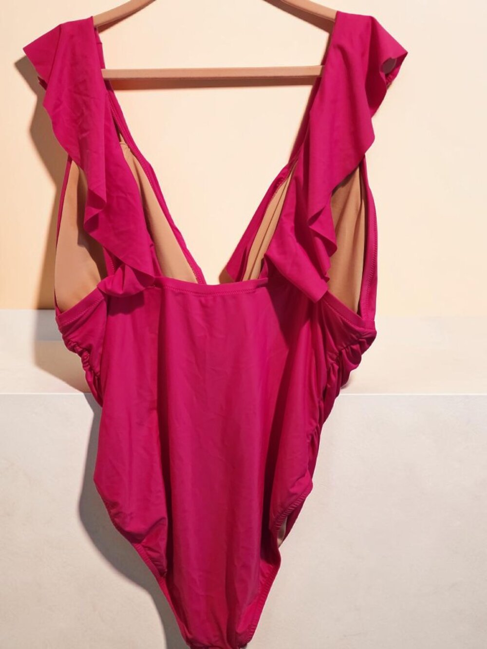 J.Crew Ruffle One-Piece Swimsuit – Size 20 (NWT) - Picture 3 of 5